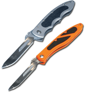 Havalon's Piranta Series Knives come in a few different colors