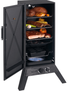 A typical box-style smoker